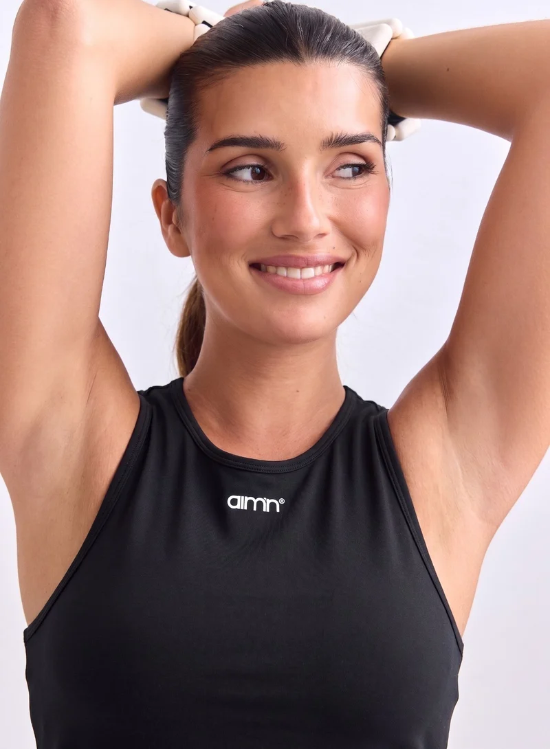 Black Soft Basic Singlet