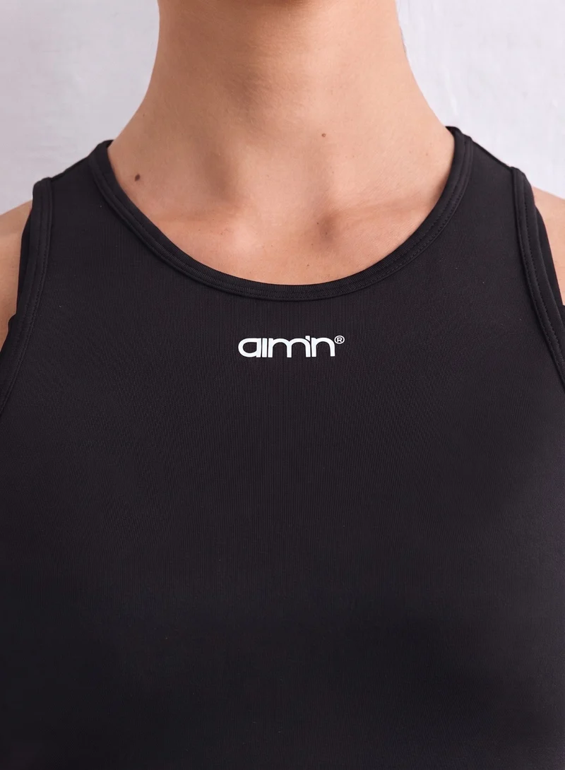 Black Soft Basic Singlet
