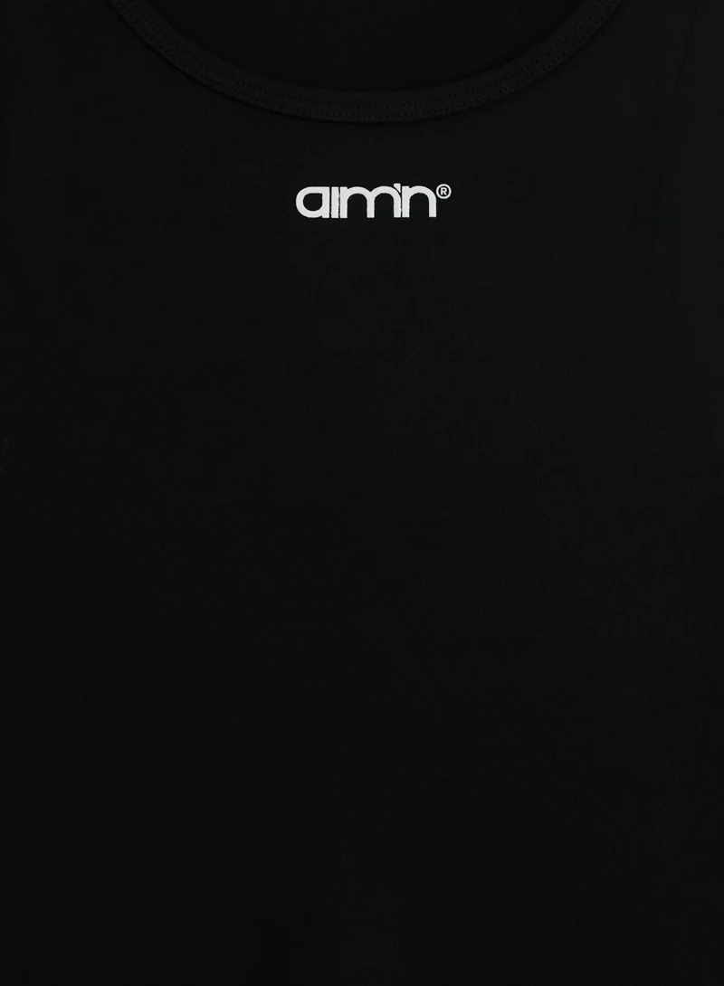 Black Soft Basic Singlet