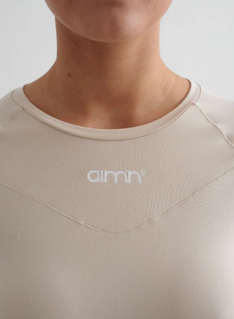 Café Au Lait Soft Basic Short Sleeve