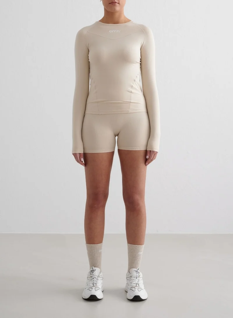 Café Au Lait Soft Basic Long Sleeve