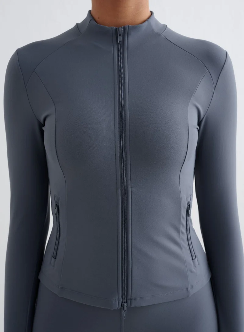 Storm Blue Sense Zip Jacket