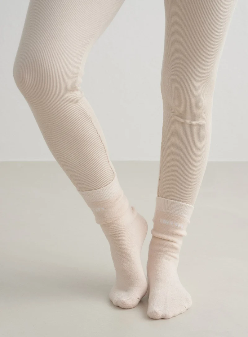 Café Au Lait Thermo Wool Sock
