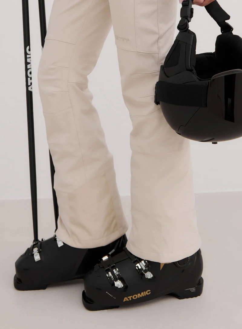 Café Au Lait Stretch Thermo Pants