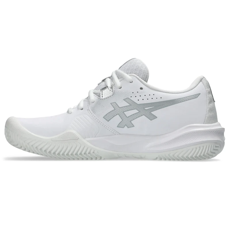 Asics Tennisschoen Gel Challenger 15 Clay Dames Wit Zilver