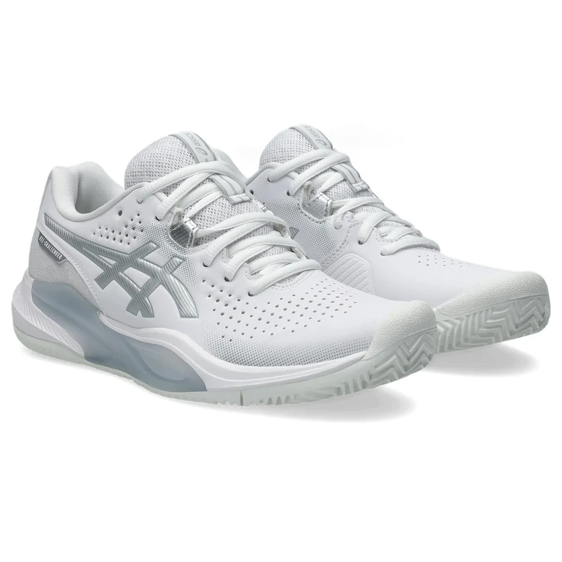Asics Tennisschoen Gel Challenger 15 Clay Dames Wit Zilver
