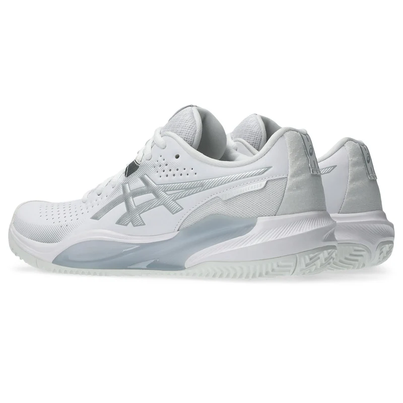 Asics Tennisschoen Gel Challenger 15 Clay Dames Wit Zilver
