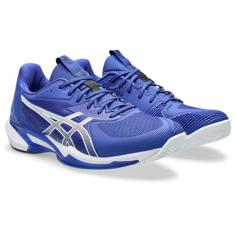 Asics Tennisschoen Solution Speed FF 3 Clay Heren Blauw Wit