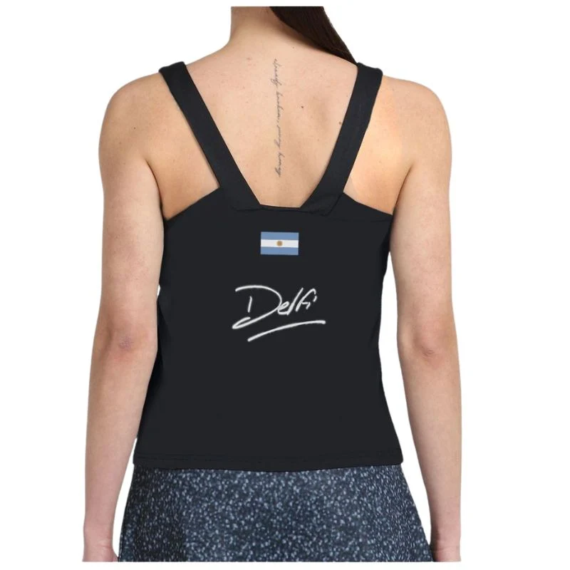 Bullpadel Tank Top Brete DB Dames Zwart