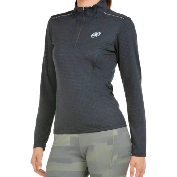Bullpadel Nogais Half-Zipp Shirt Dames Zwart