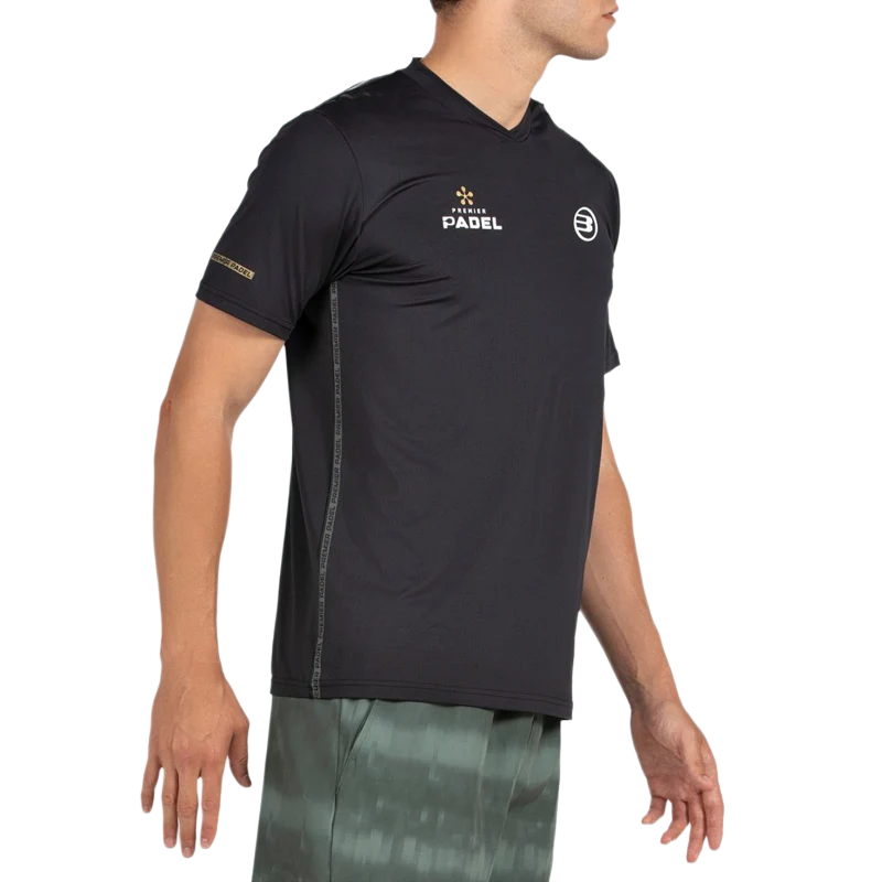 Camiseta Bullpadel Perico Premier Padel Negro 2026