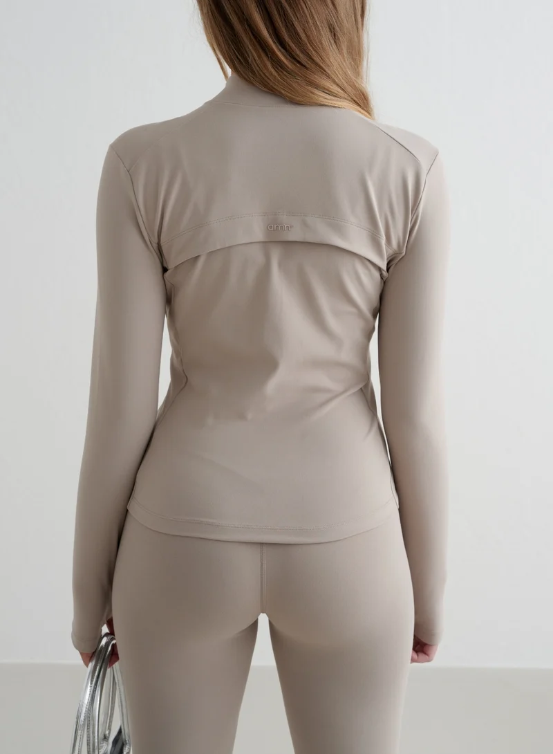 Dark Clay Sense Zip Jacket