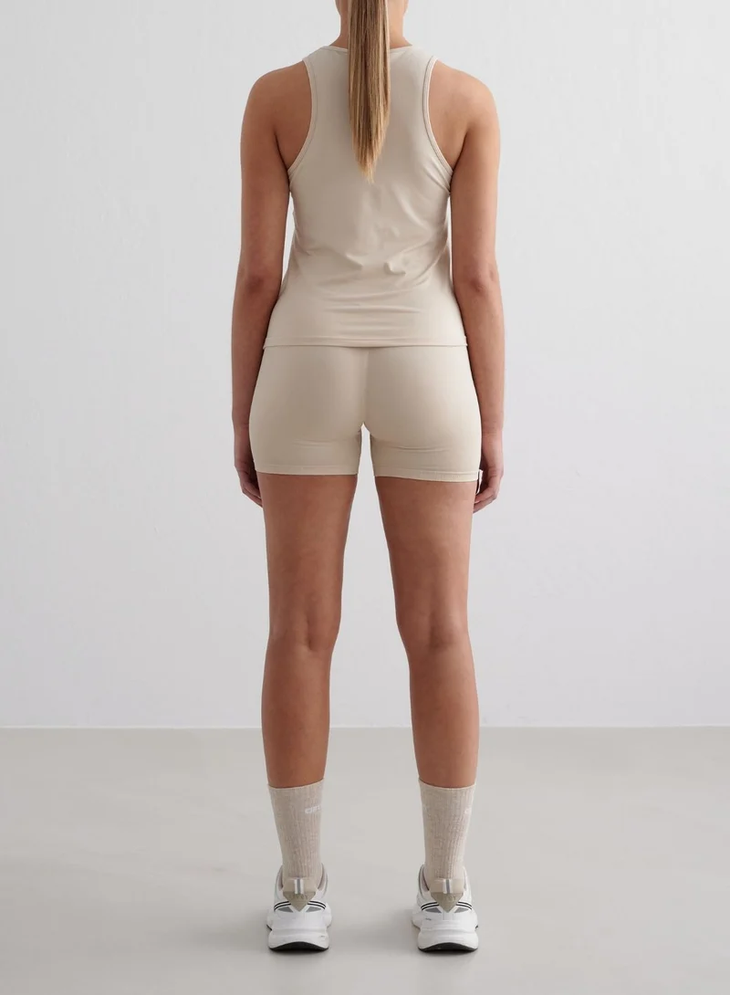 Café Au Lait Soft Basic Singlet