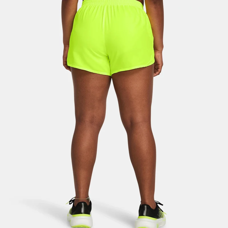 Fly By 3in Laufshorts Damen - neongelb