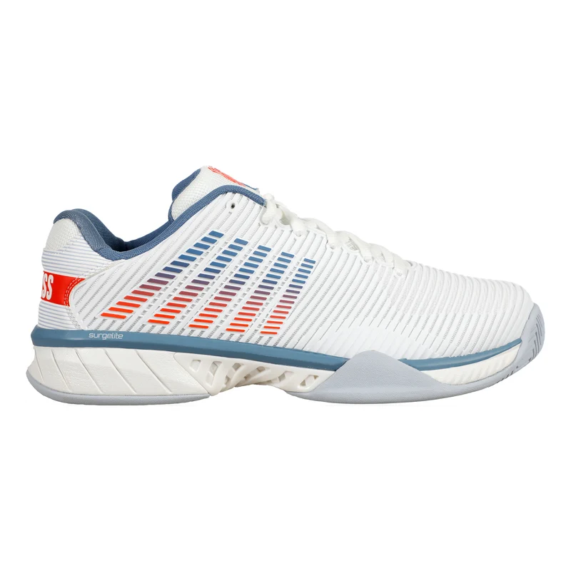 Hypercourt Express 2 Allcourtschuh Herren-Weiß,Hellblau