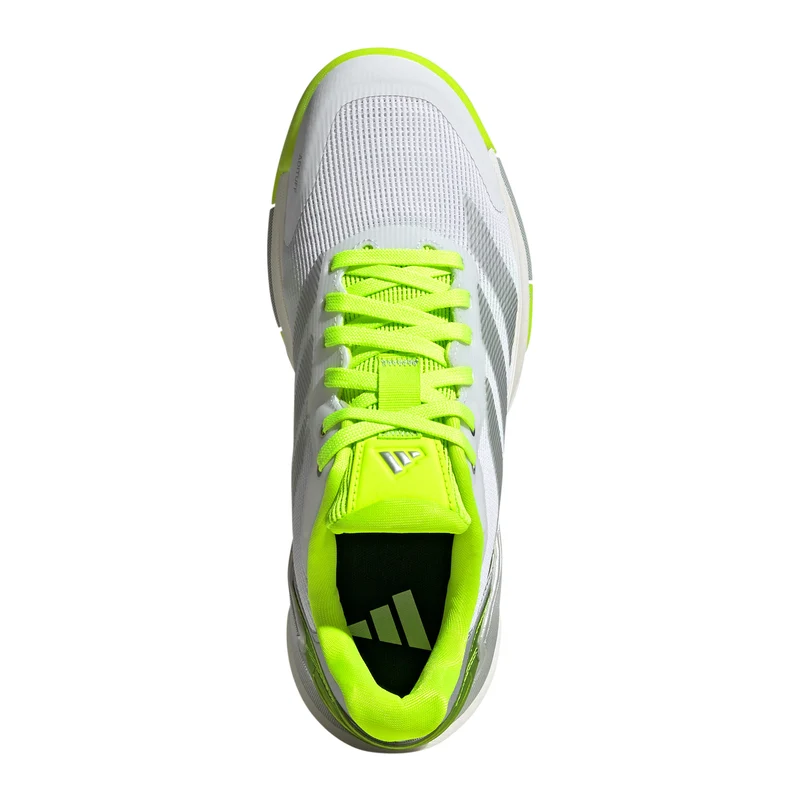 Crazyquick LS Padelschuh Damen - weiß, neongelb