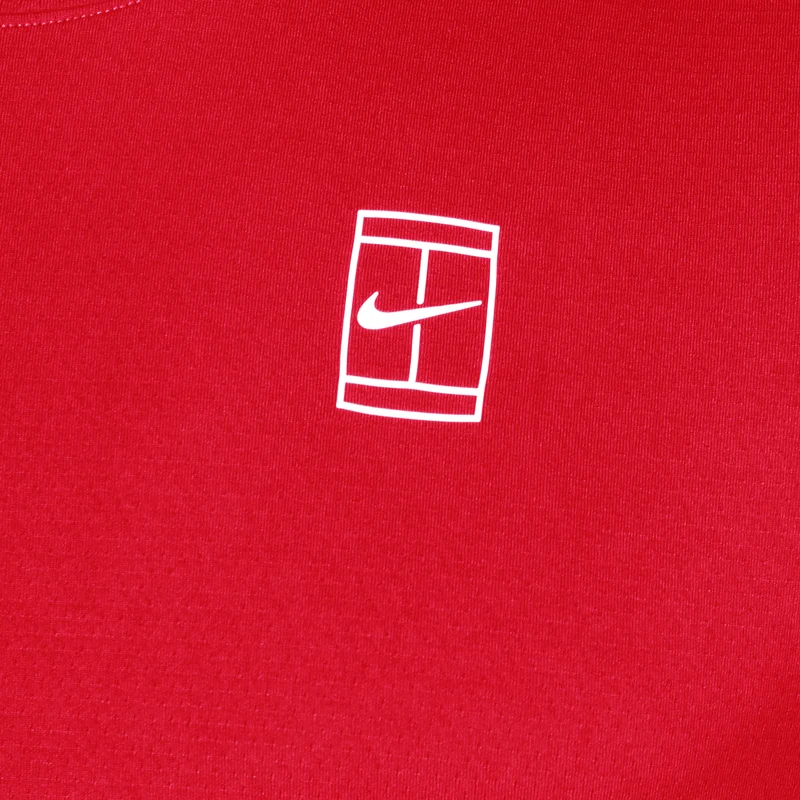 Court Dri-Fit Advantage T-Shirt Herren-Rot,Weiß