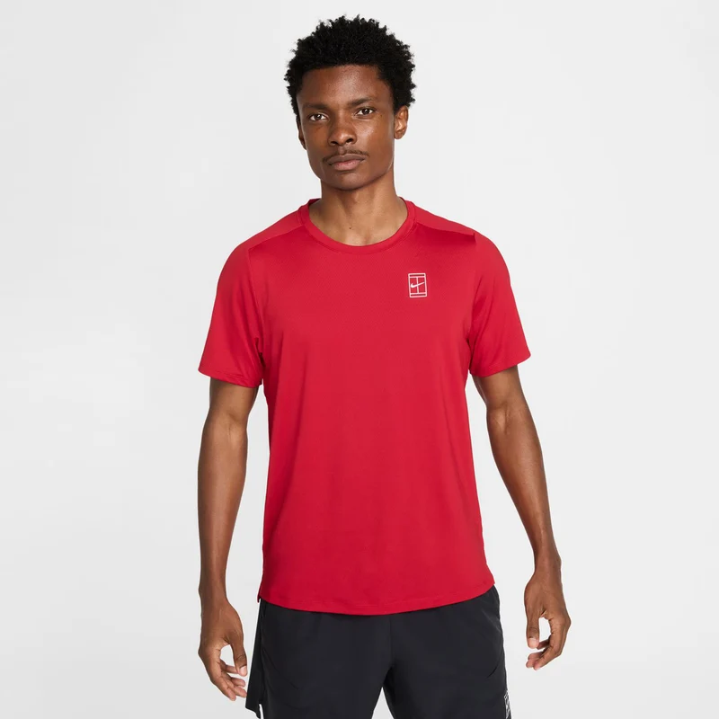 Court Dri-Fit Advantage T-Shirt Herren-Rot,Weiß