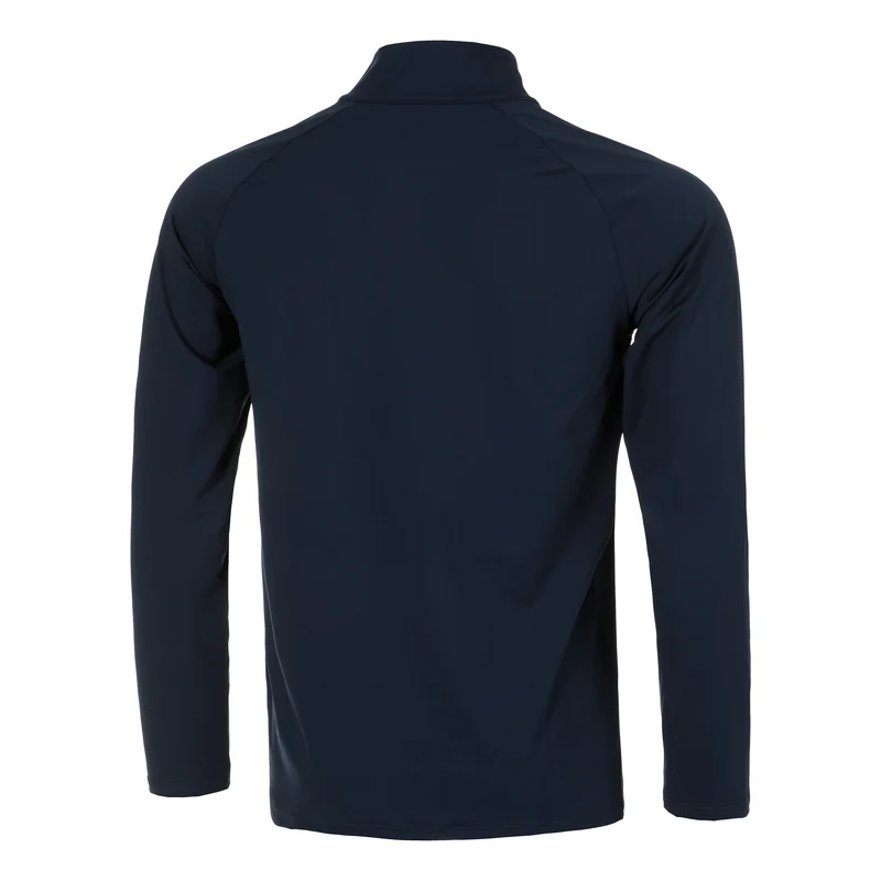 Wild Big Serve 1/4 Zip Longsleeve Herren-Dunkelblau,Neongrün