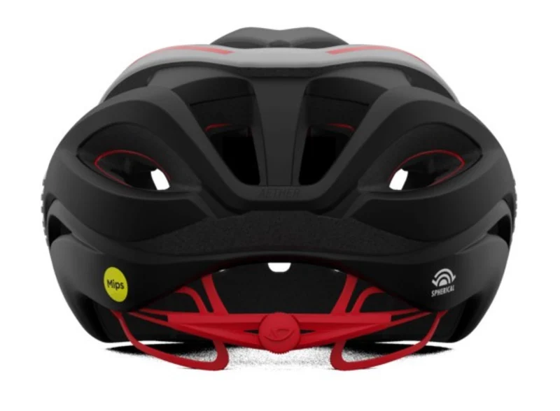 Giro AETHER SHERICAL MIPS Fahrradhelm matte black white red Unisex
