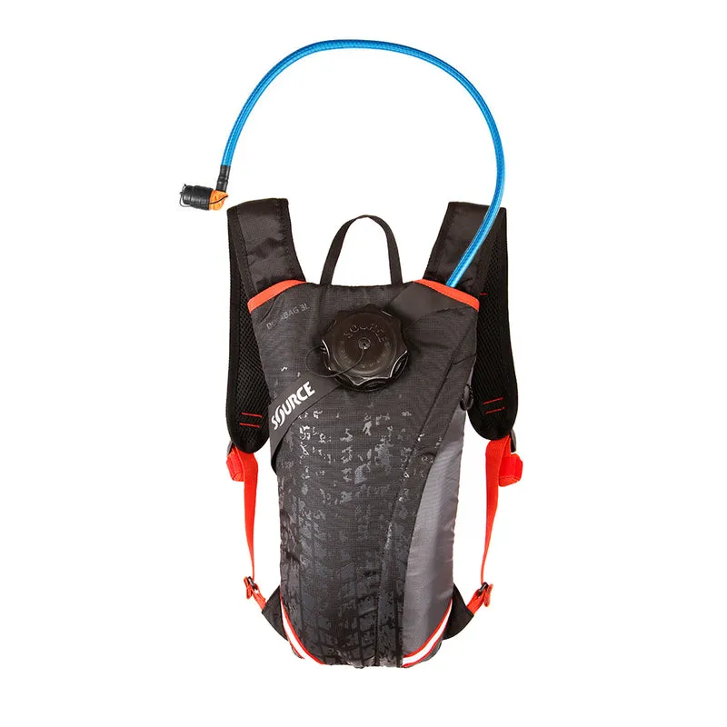 Source DURABAG PRO 3L Trinkrucksack Schwarz/Grau Unisex