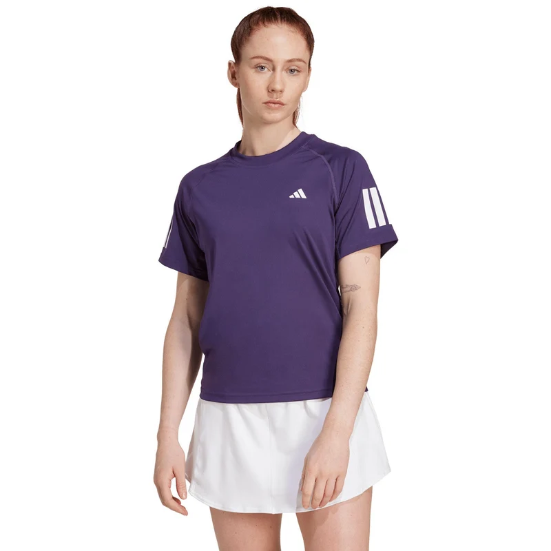 Adidas Club 3-Stripes T-Shirt W Aurora Plum