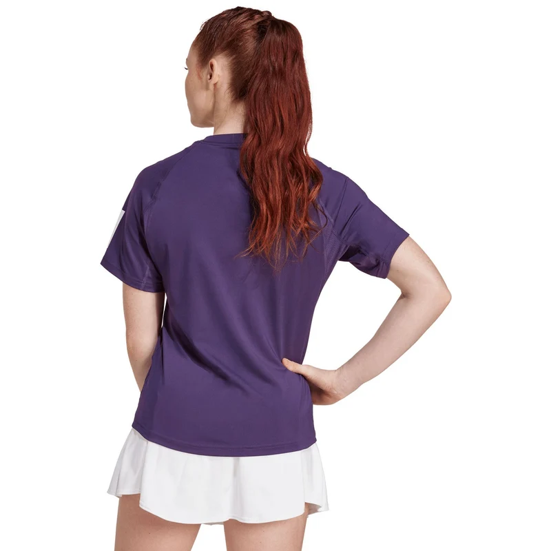 Adidas Club 3-Stripes T-Shirt W Aurora Plum