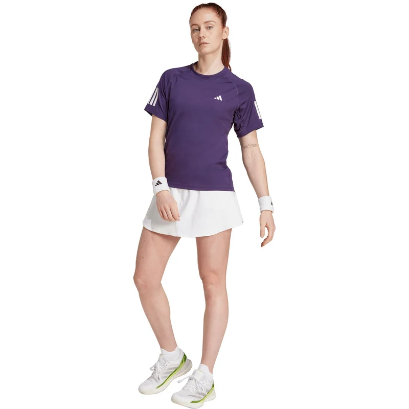 Adidas Club 3-Stripes T-Shirt W Aurora Plum