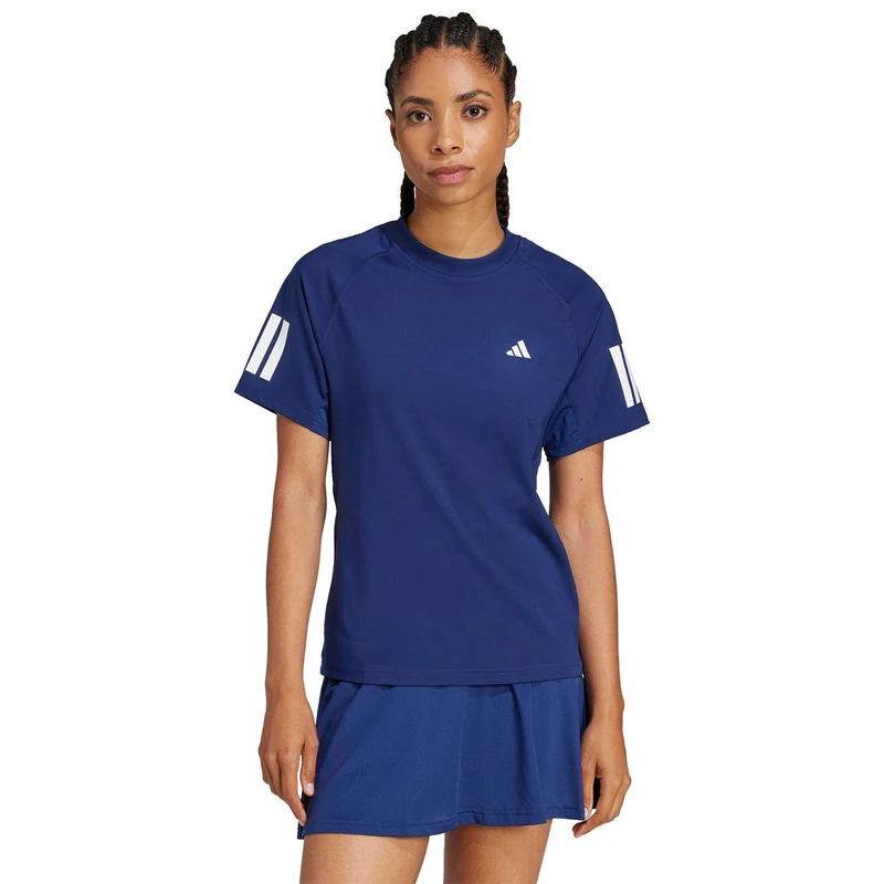 Adidas Club 3-Stripes T-Shirt W Dark Blue