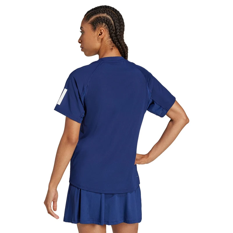 Adidas Club 3-Stripes T-Shirt W Dark Blue