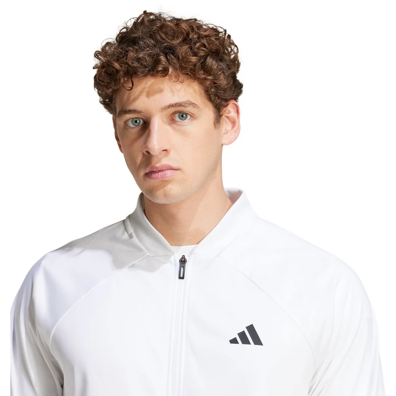 Adidas Jacket 3-Stripes Knitted White