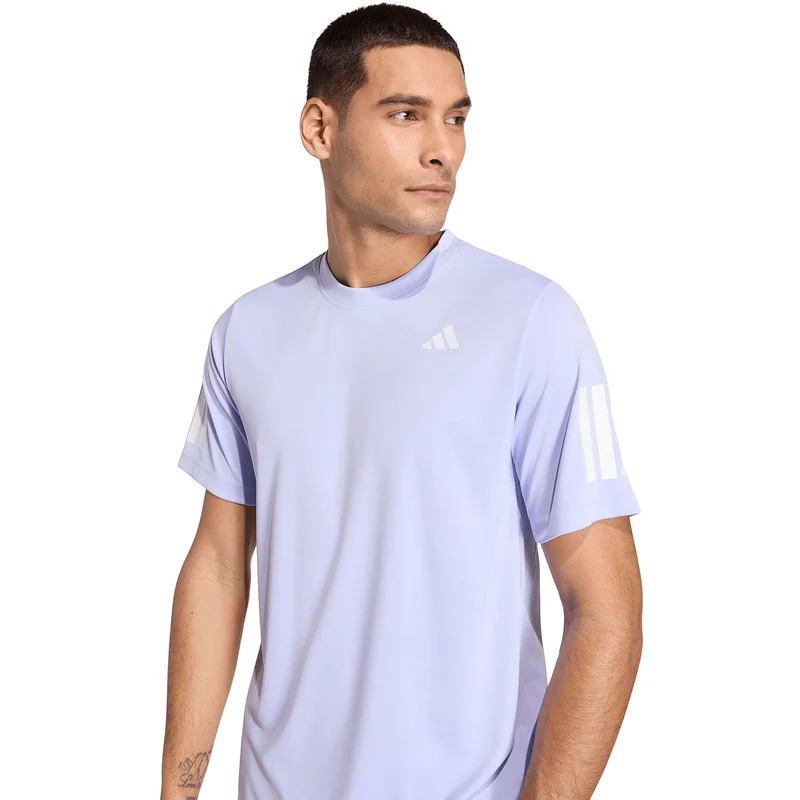 Adidas Club 3-Stripe Tee Violet