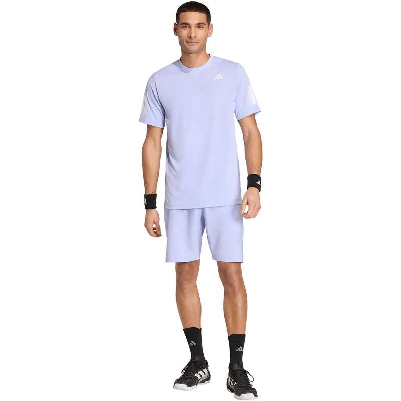 Adidas Club 3-Stripe Tee Violet