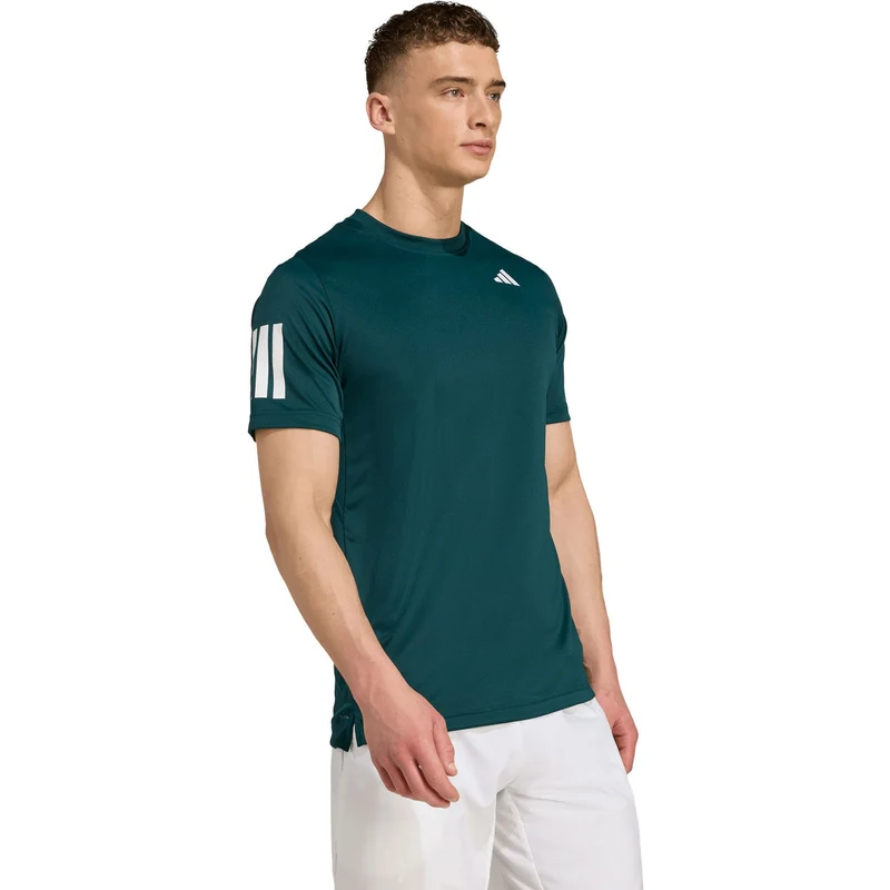 Adidas Club 3-Stripes T-Shirt Green