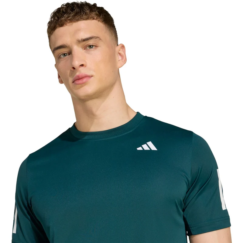Adidas Club 3-Stripes T-Shirt Green