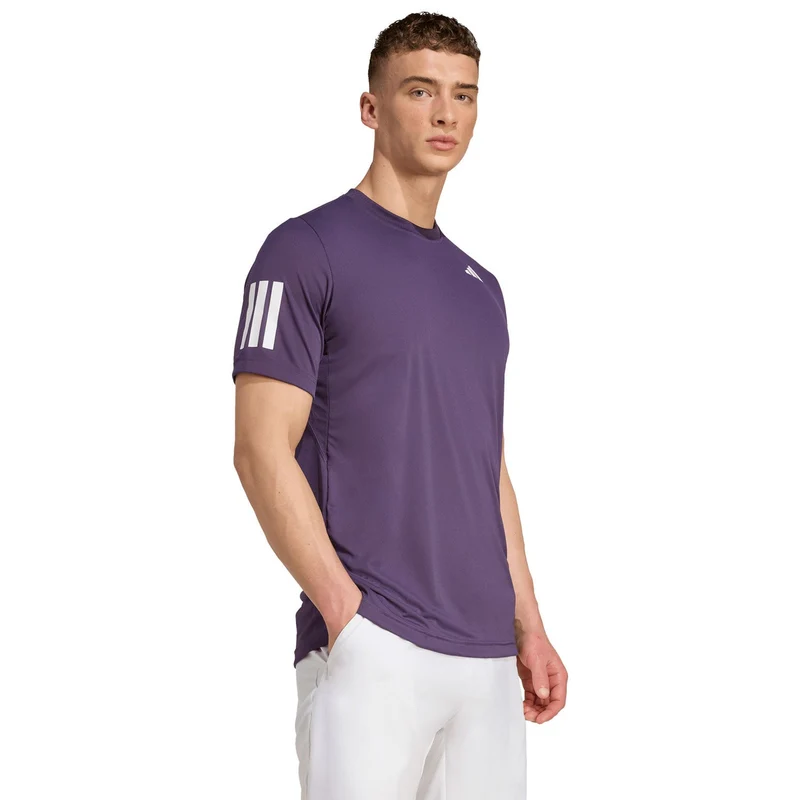 Adidas Club 3-Stripes T-Shirt Aurora Plum