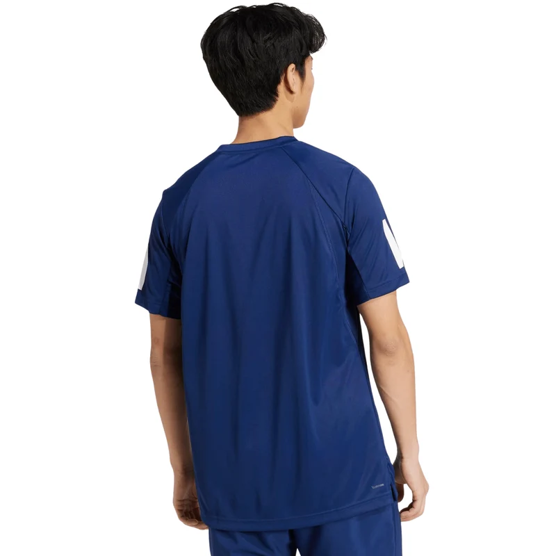 Adidas Club 3-Stripes T-Shirt Dark Blue