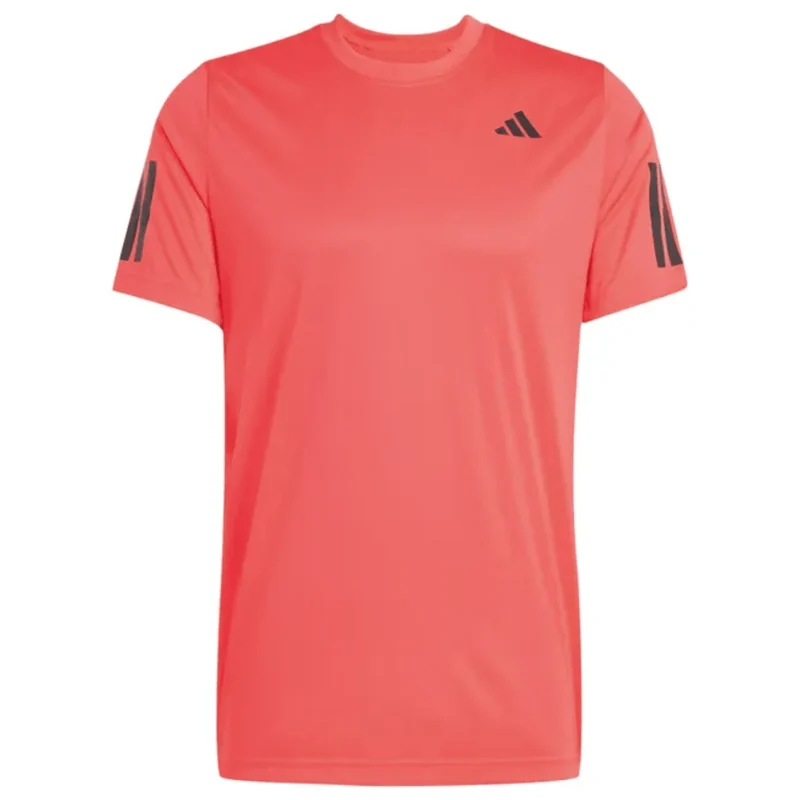 Adidas Club 3-Stripes T-Shirt Semi Lucid Red