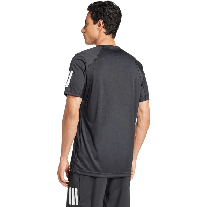 Adidas Club 3-Stripes T-Shirt Black