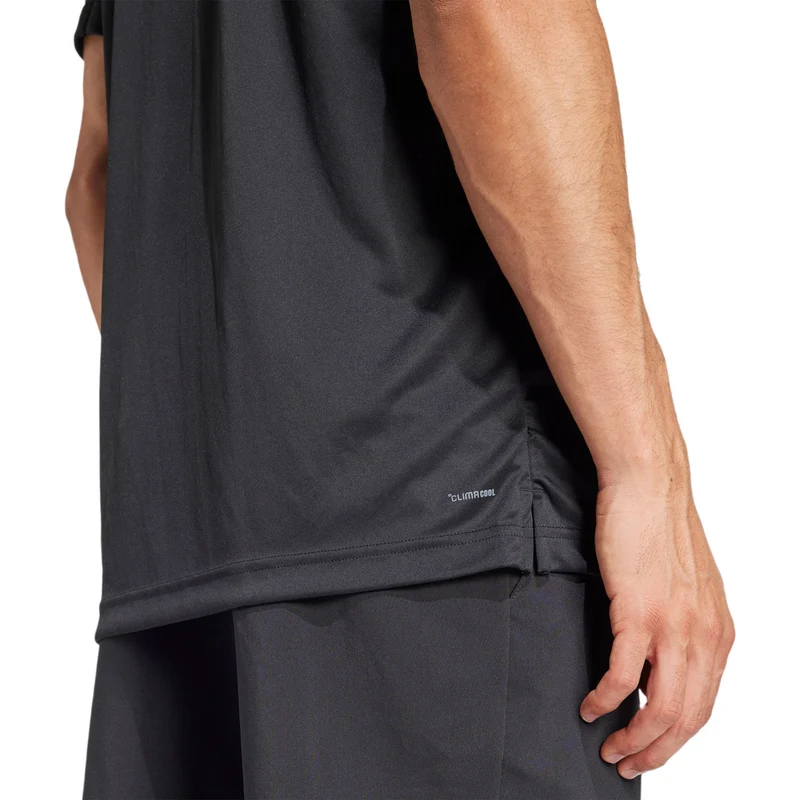Adidas Club 3-Stripes T-Shirt Black