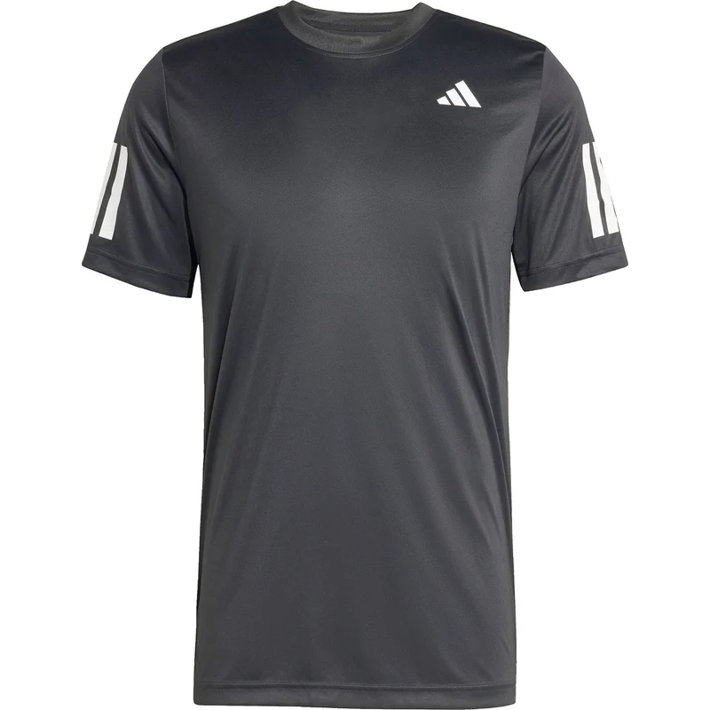 Adidas Club 3-Stripes T-Shirt Black