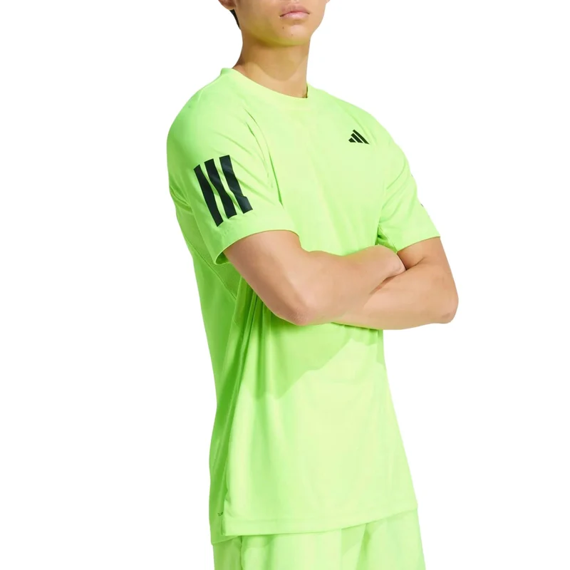 Adidas Club 3-Stripes T-Shirt Lime
