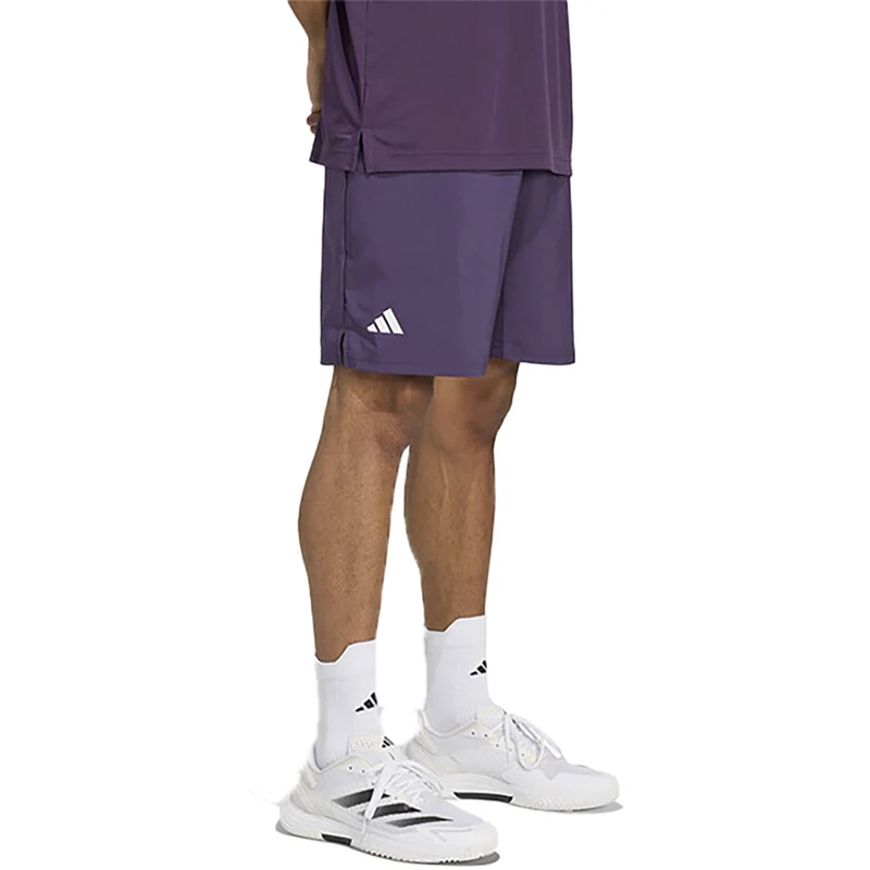 Adidas Club 3 Stripes 7 Inch Shorts Aurora Plum