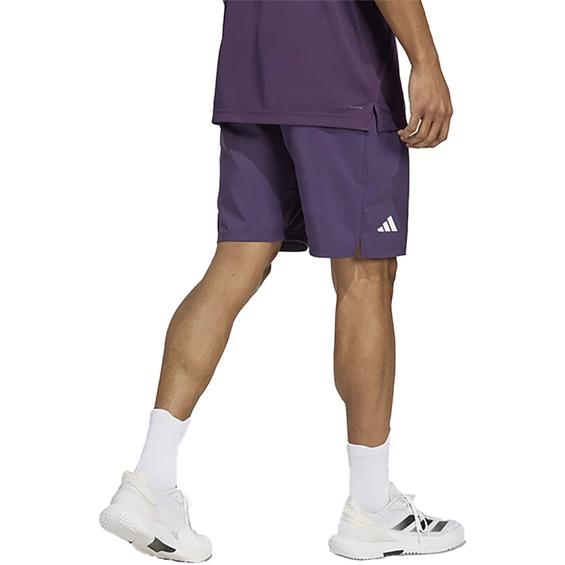 Adidas Club 3 Stripes 7 Inch Shorts Aurora Plum