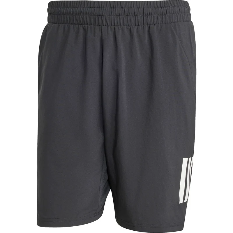 Adidas Club 3 Stripes 7 Inch Shorts Black