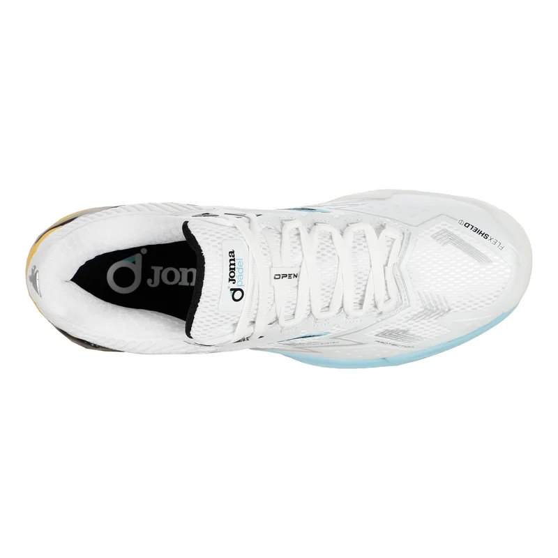 Open Padelschuh Herren-Weiß,Schwarz