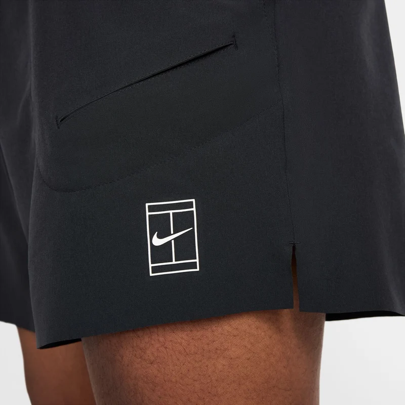 Court Dri-Fit Advantage 6in Shorts Herren-Schwarz,Weiß