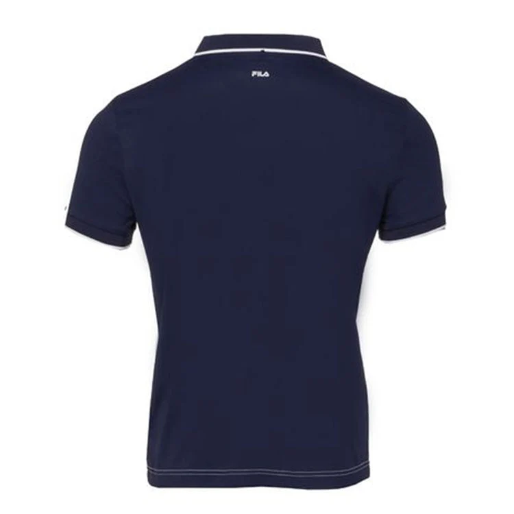 Fila Poloshirt Anton Junior Wit Navy