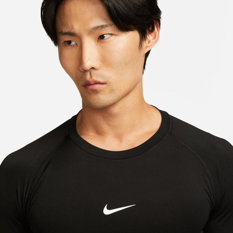 Dri-Fit Longsleeve Herren - schwarz,