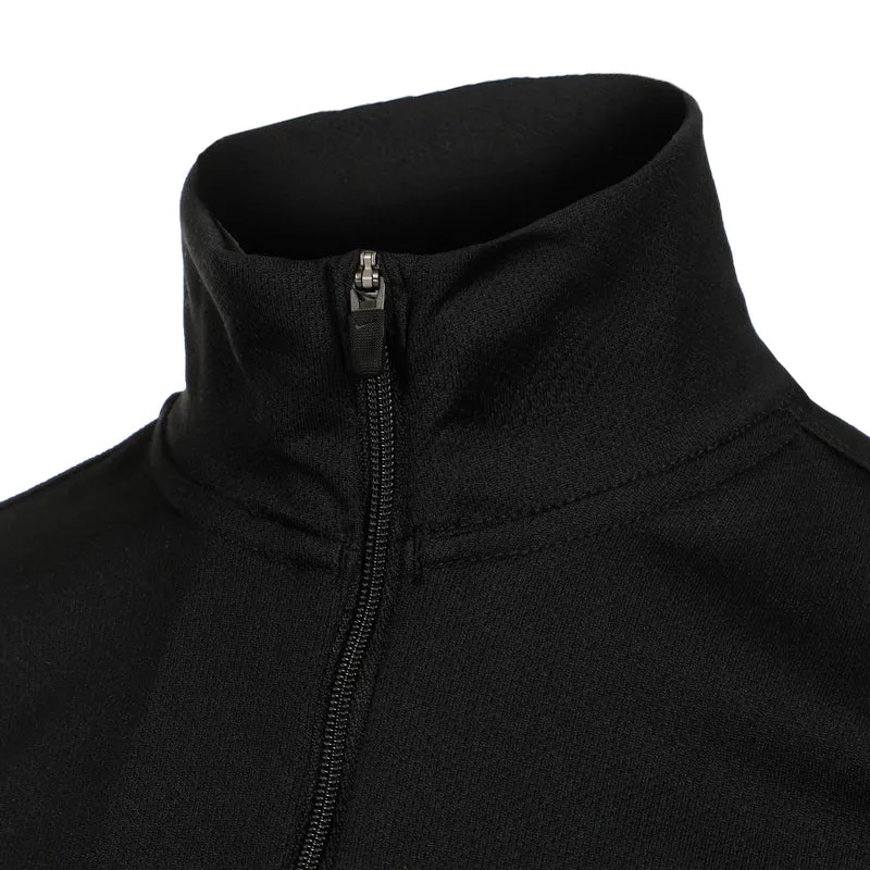 Dri-Fit UV Half-Zip Essential Longsleeve Jungen-Schwarz